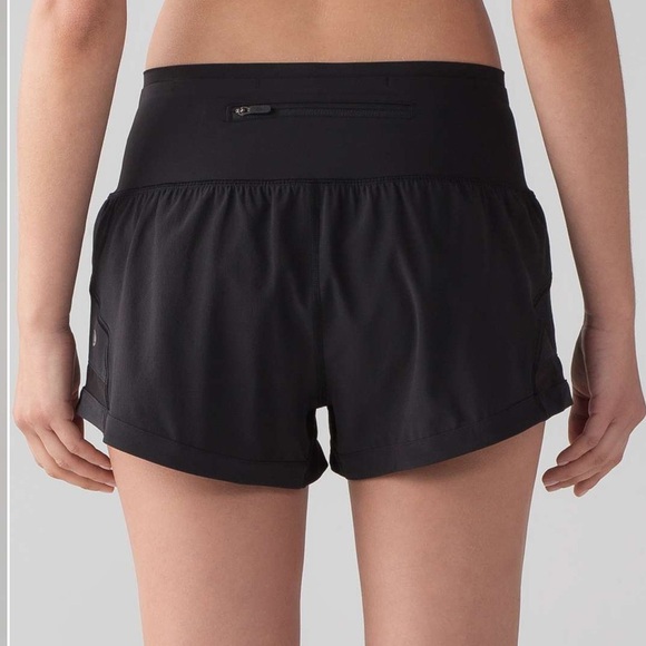 Lululemon Pace Perfect Short (3") Black - Picture 2 of 4